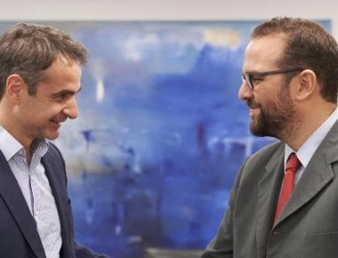 Ο Κυριάκος Μητσοτάκης συναντήθηκε με τον υποψήφιο περιφερειάρχη Δυτικής Ελλάδας